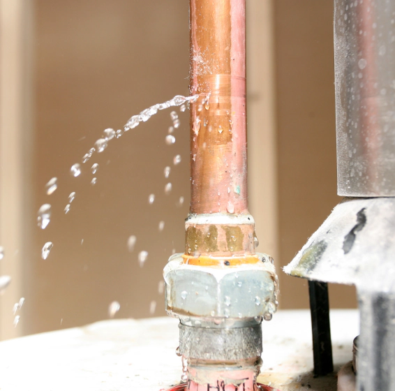 Emergency plumber responding to a burst pipe in Surprise, AZ